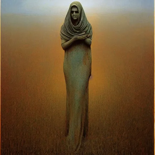 Image similar to finally, brothers and sisters, whatever is true, whatever is noble, whatever is right, whatever is pure, whatever is lovely, whatever is admirable - - if anything is excellent or praiseworthy - - think about such things, beksinski