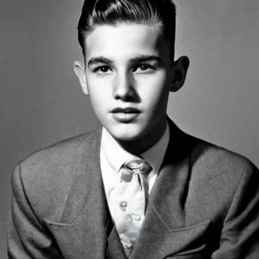 Image similar to a very handsome young man, 1 9 5 0 s,