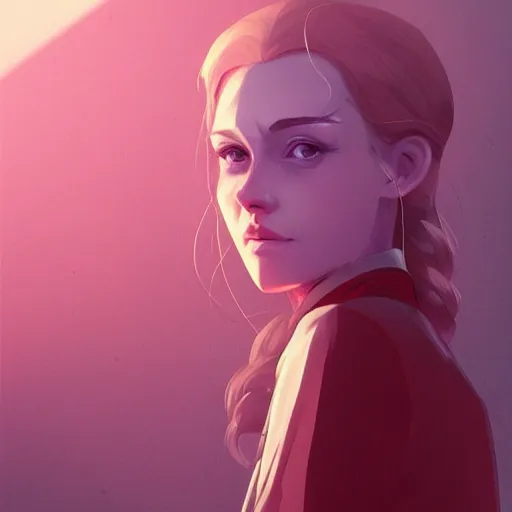 Image similar to portrait of dolores abernathy from westworld, countryside landscape, ambient lighting, 4k, anime key visual, lois van baarle, ilya kuvshinov, rossdraws, artstation