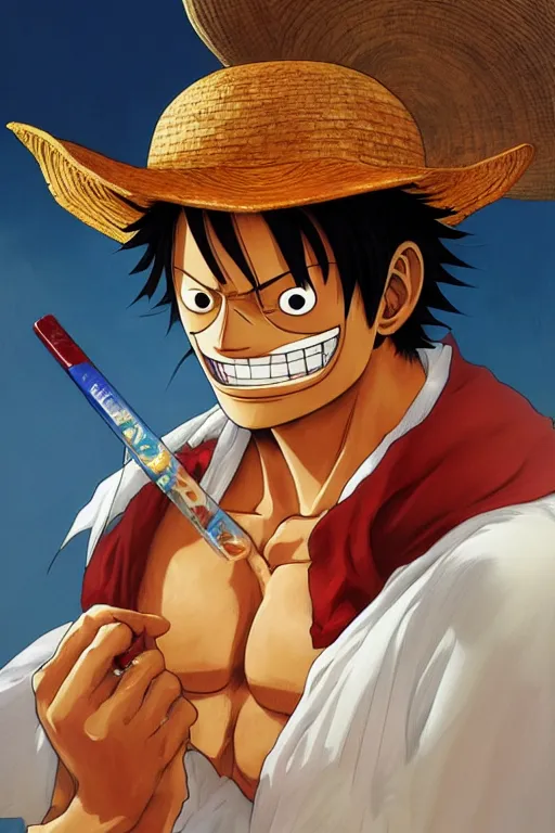 Screen Cap Redraw: Luffy Edition (OC) : r/OnePiece