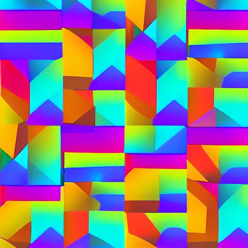 Prompt: rainbow wallpaper, pastel, isometric w 1 4 0 0 h 6 0 0