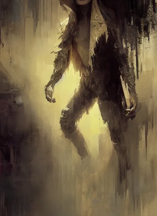 Image similar to monster, beautiful face, rule of thirds, intricate outfit, spotlight, by greg rutkowski, by jeremy mann, digital painting