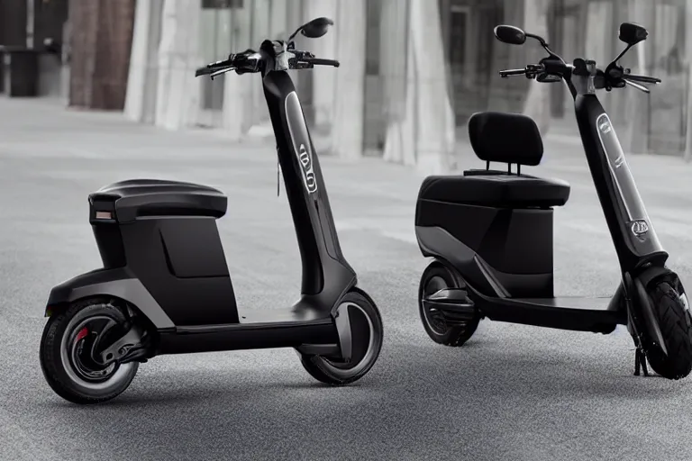 Image similar to a mobility scooter designed and produced by audi