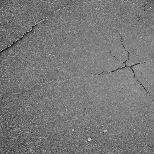 Image similar to a thin oblong crack in the road very detailed, hd