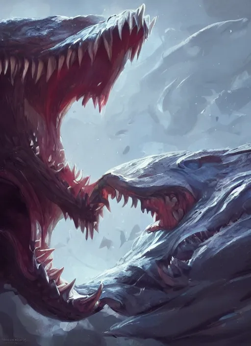 Prompt: a massive mouth opening on the ground, sharp teeth, elegant, digital painting, concept art, fantasy art, smooth, sharp focus, illustration, from d & d by ruan jia and mandy jurgens and artgerm and william - adolphe bouguerea
