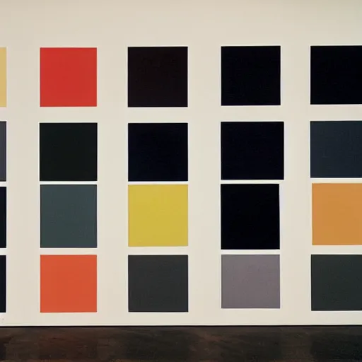 Prompt: filled canvas of the color black by karl gerstner