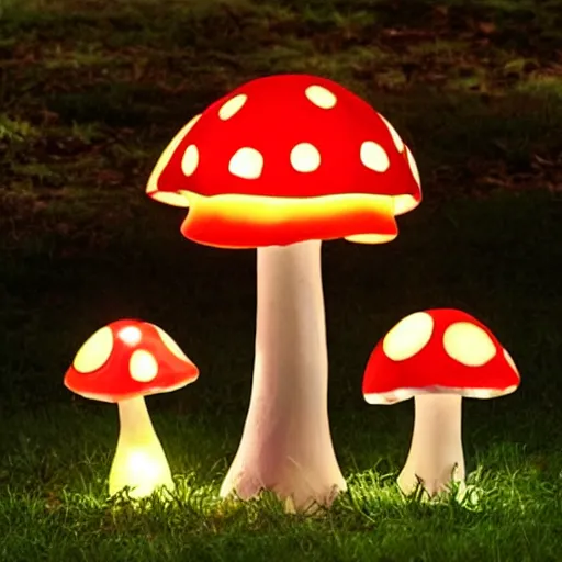 Image similar to mushroom lantern design