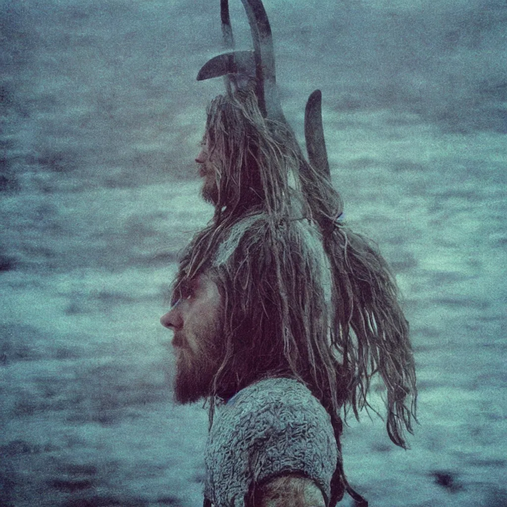 Image similar to Beautiful colored-photo cameraphone 2005 soft liminal Photograph of Vikings