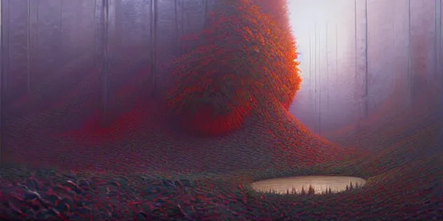 Prompt: painting abstract by tomasz alen kopera and svetlin velino by eddie jones and simon stahlenhag