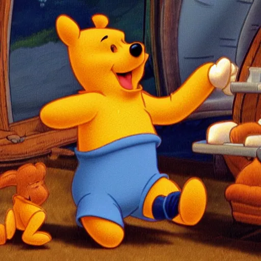 Winnie The Pooh As A Crew Member In Voyager 