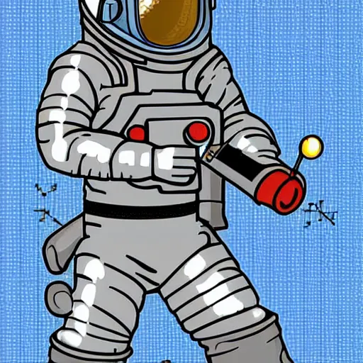 Image similar to a person in a silver and navy astronaut suit based upon medieval armor laser welding the stars into the sky, 64-bit pixel art, details galore, extremely realistic, high octane, 10K