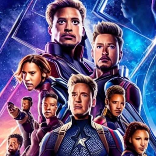 Image similar to keke palmer starring in avengers endgame poster