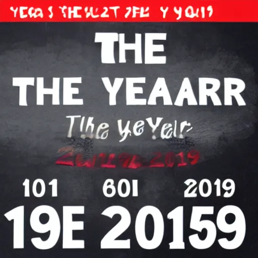 Prompt: the year 2 0 1 9