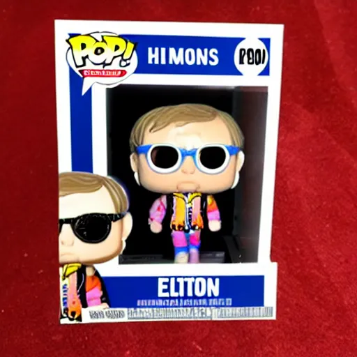 Image similar to Elton John funko pop