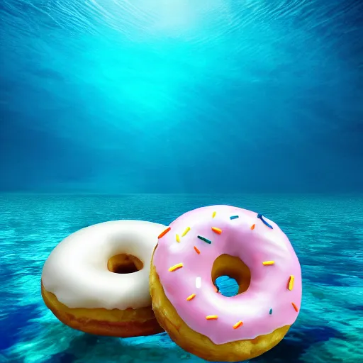 Image similar to donut under water sea , sunk deep water view , under water pictures