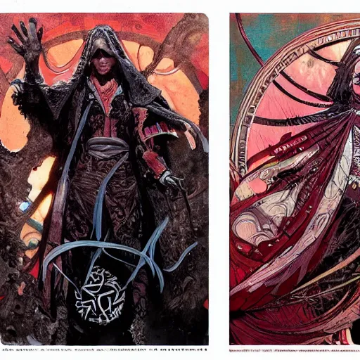 Image similar to UHD Original Todd McFarlane artwork in the style of Greg Rutkowski and art nouveau