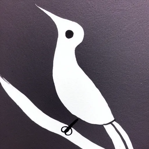 Image similar to zen bird ink