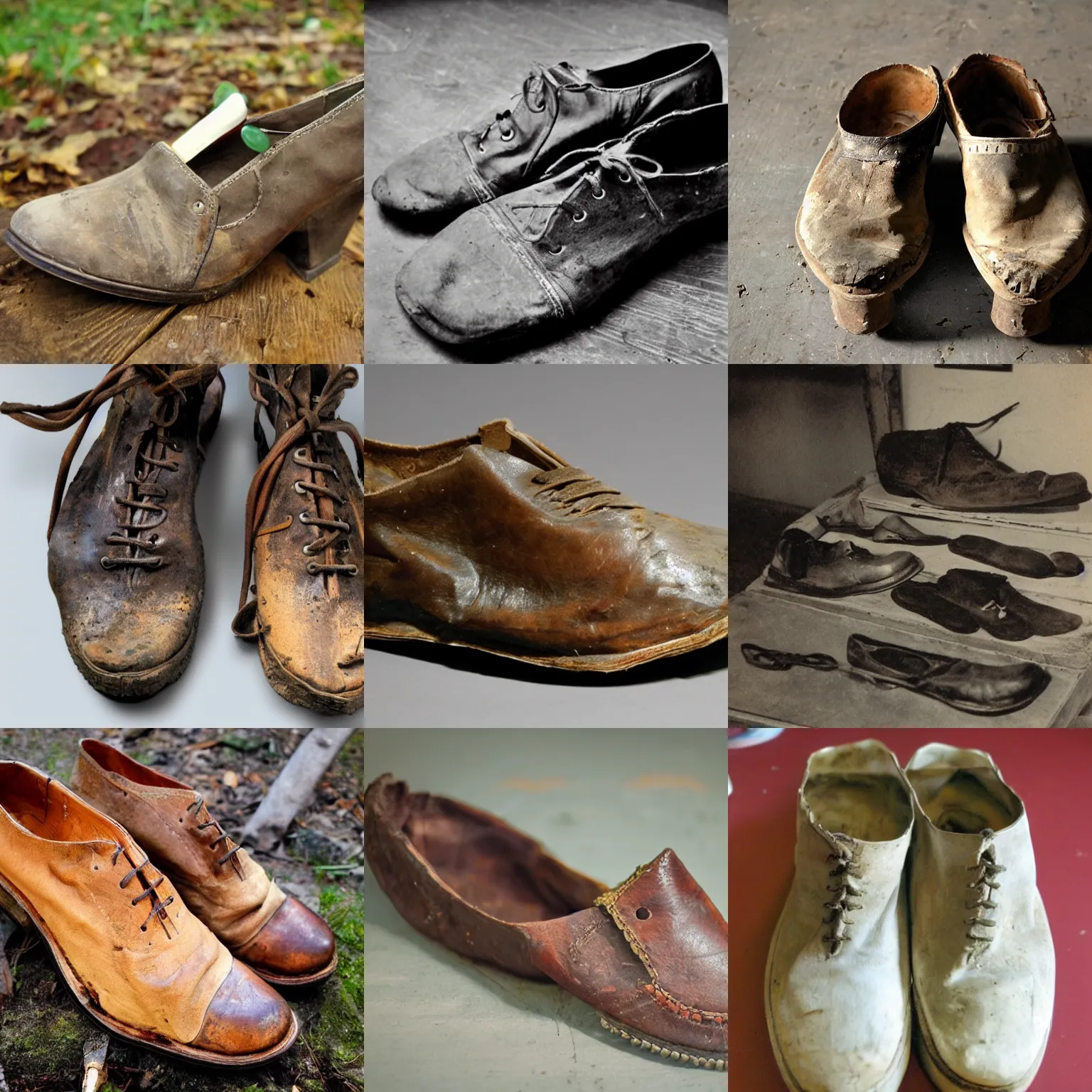 Prompt: a really really really really really really really old shoe