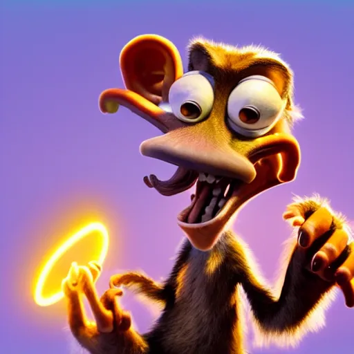 a high resolution render of sid character on ice age | Stable Diffusion |  OpenArt