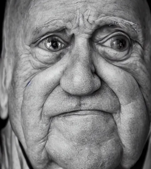 Image similar to portrait of hide the pain harold, accurate and detailed, round face, earnest, stock photo, Nikon 50mm f/1.8G, artgerm