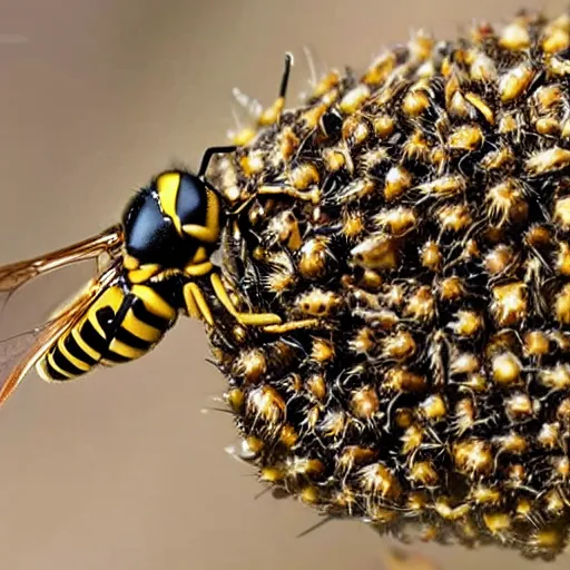 Prompt: crazy wasps