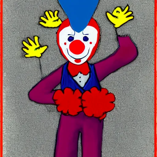 Image similar to clown