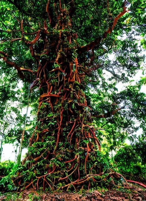 Prompt: ayahuma tree