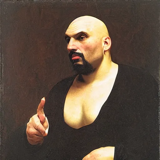 Image similar to john fetterman, by caravaggio,