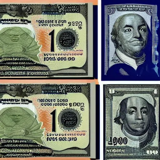 Image similar to pepe money printing machine