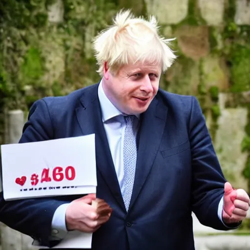 Prompt: Boris Johnson getting voted off the love island, highly detailed, professional photograph, sharp focus