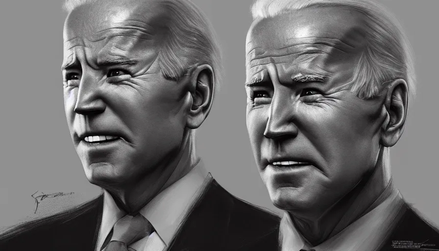 Prompt: Portrait of Joe Biden, hyperdetailed, artstation, cgsociety, 8k