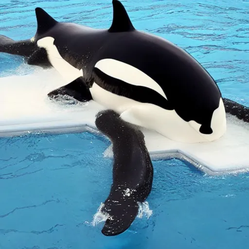 Image similar to orca pooltoy