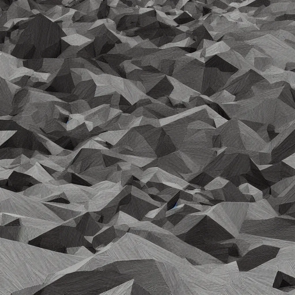 Prompt: architecture of wild west, abstract grey black patterns, Charles E. Burchfield, octane render