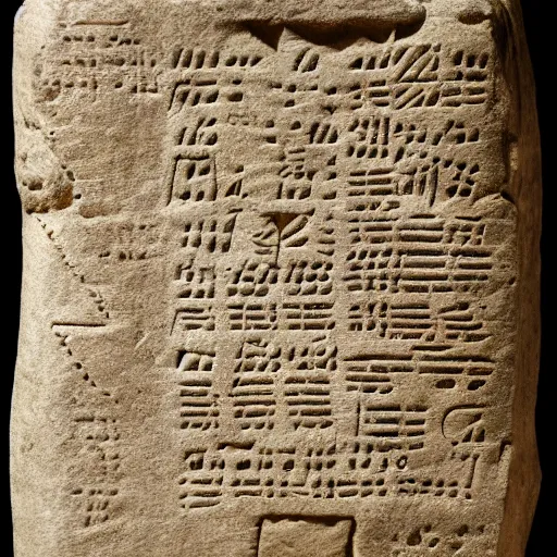 Image similar to A lost cuneiform tablet