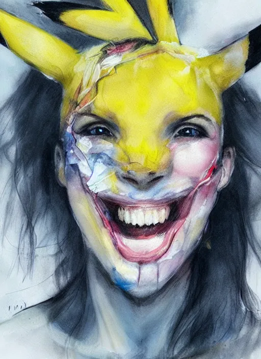 Image similar to pikachu of teeth by agnes cecile