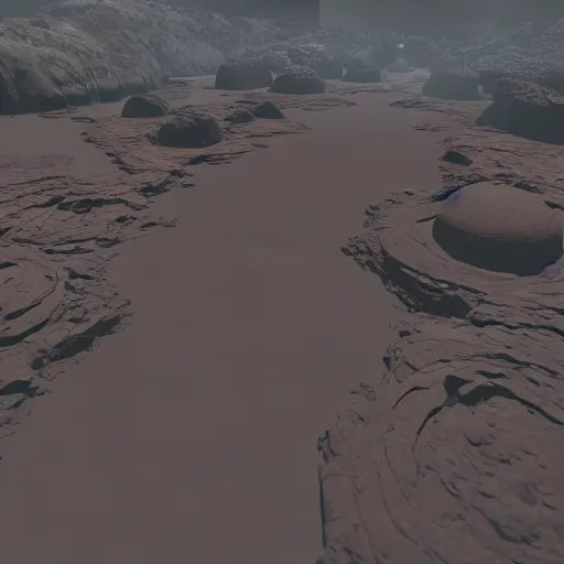 Prompt: isometric view of a space colony on a lava planet, photorealistic unreal engine