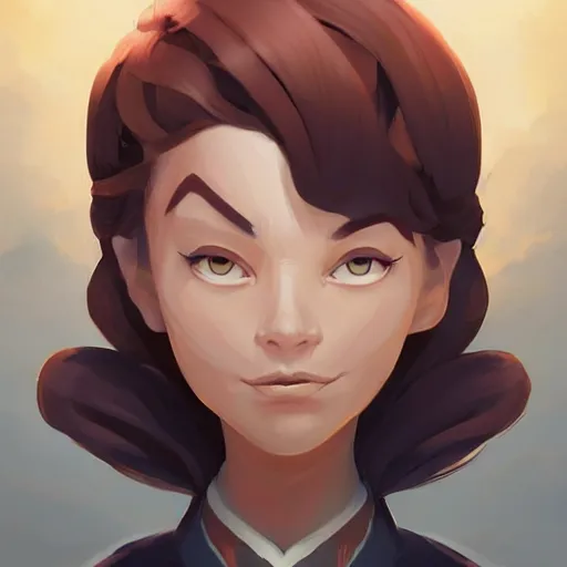 Image similar to face icon stylized minimalist wizard of the coast, loftis, cory behance hd by jesper ejsing, by rhads, makoto shinkai and lois van baarle, ilya kuvshinov, rossdraws global illumination