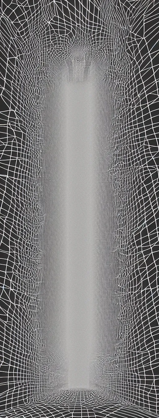 Image similar to black and white light 3D geometry, matte bright highly detailed, poetic, 3D wireframe render, digital art, octane render, 8K artistic photography, photo-realistic, by Dora Maar