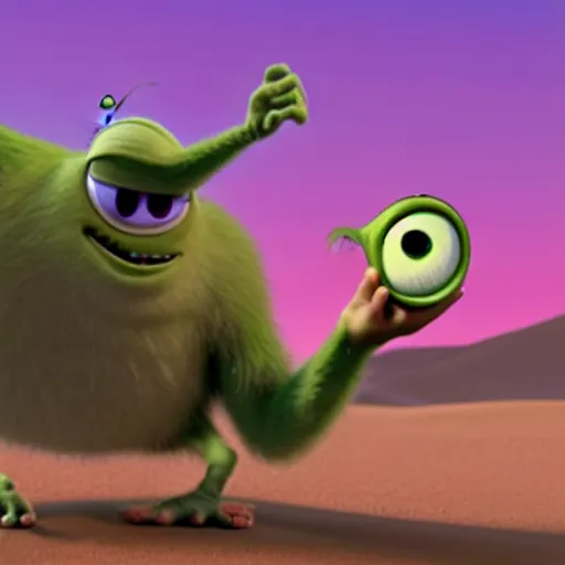 Image similar to biblically accurate mike wazowski