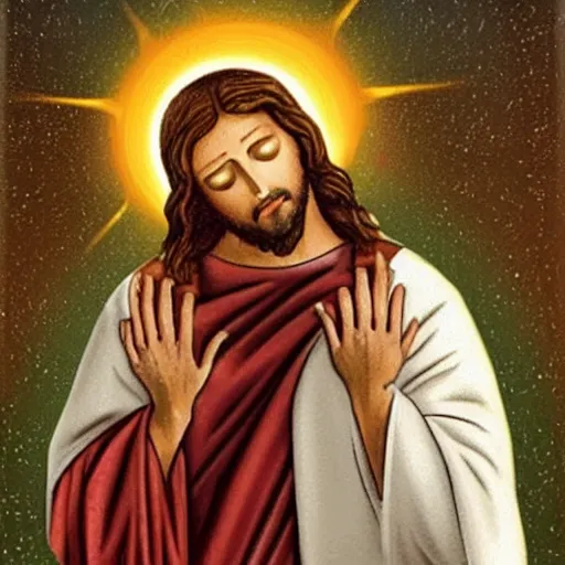 Image similar to jesus facepalm