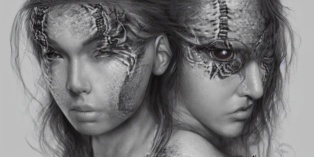 Prompt: hyperrealistic photography of a highly detailed and symmetrical gorgeous nordic female with snake eyes in the style of jin kagetsu, vargas and wlop, highly detailed, face symmetry, highly realistic hands, masterpiece, award - winning, sharp focus, intricate concept art, ambient lighting, 8 k, artstation