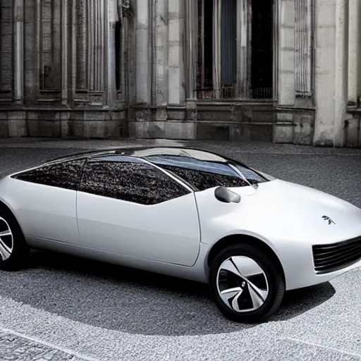 Image similar to a Peugeot car, made by Pininfarina