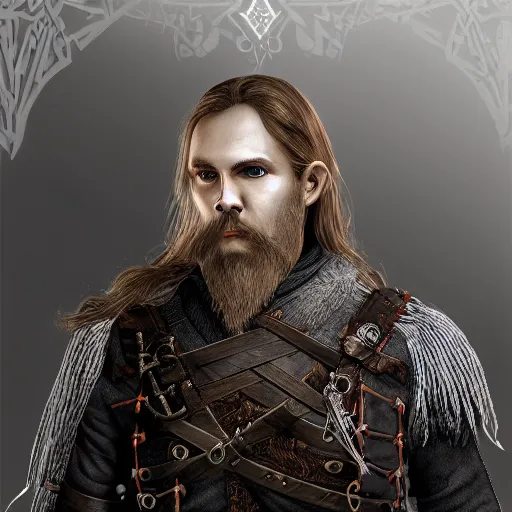 Image similar to Male Victorian Gothic Viking, hd, intricate, bloodborne, 8k, digital art