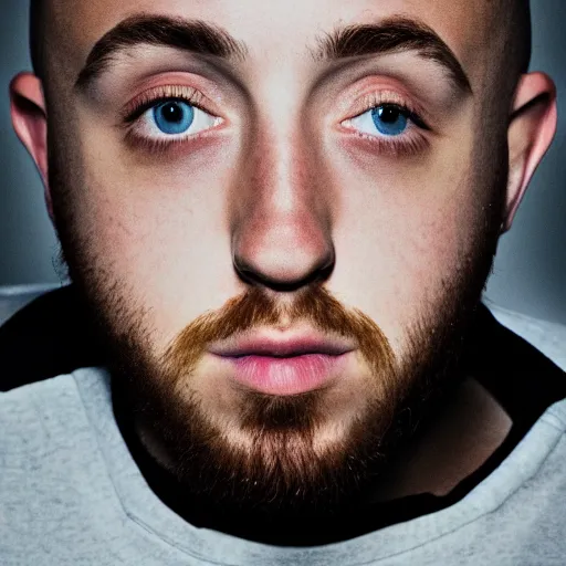 Image similar to portrait mac miller, poster, smooth, clear face, sharp focus, 8 k, highly detailed, hd