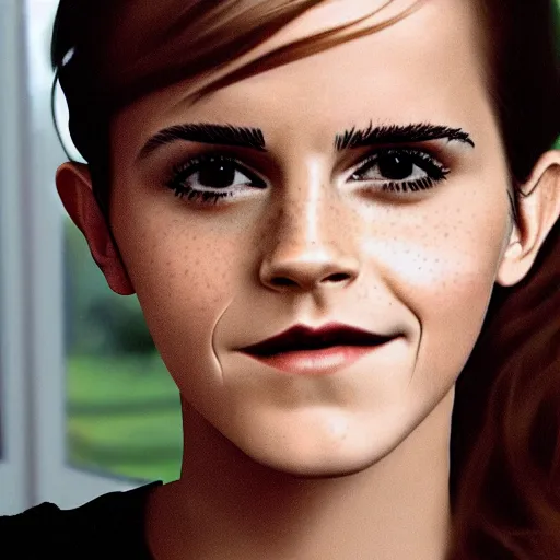 Prompt: emma watson made out of pipe cleaners