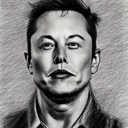 Artist Shubham Dogra - Pencil Sketch of Elon Musk drawn by me today. Video  🎥 - https://youtu.be/GjpoQLGqL0c 🎥 | Facebook