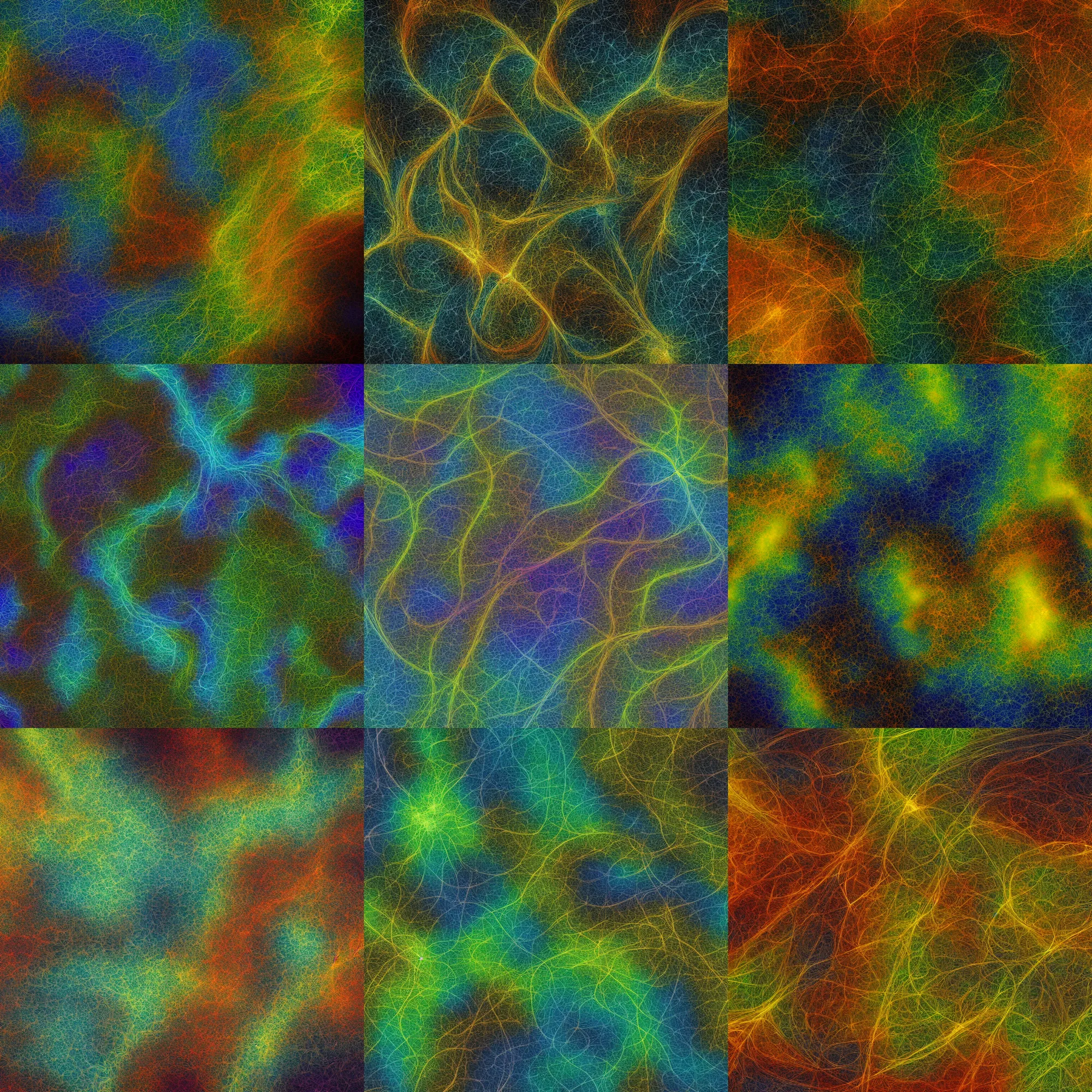 Prompt: landscape that looks like an abstract fractal,apophysis