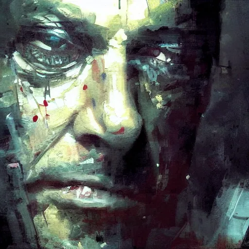 Image similar to house md, realistic, ultrahd, jeremy mann painting