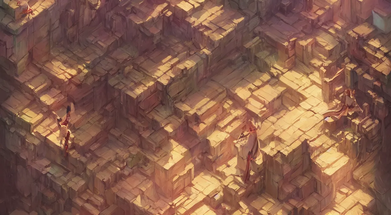 Image similar to wood wall fortress arabian marketplace fabric greeble block jungle dirt ground volume lighting shine shadow official fanart behance hd artstation by jesper ejsing, by rhads, makoto shinkai and lois van baarle, ilya kuvshinov, rossdraws