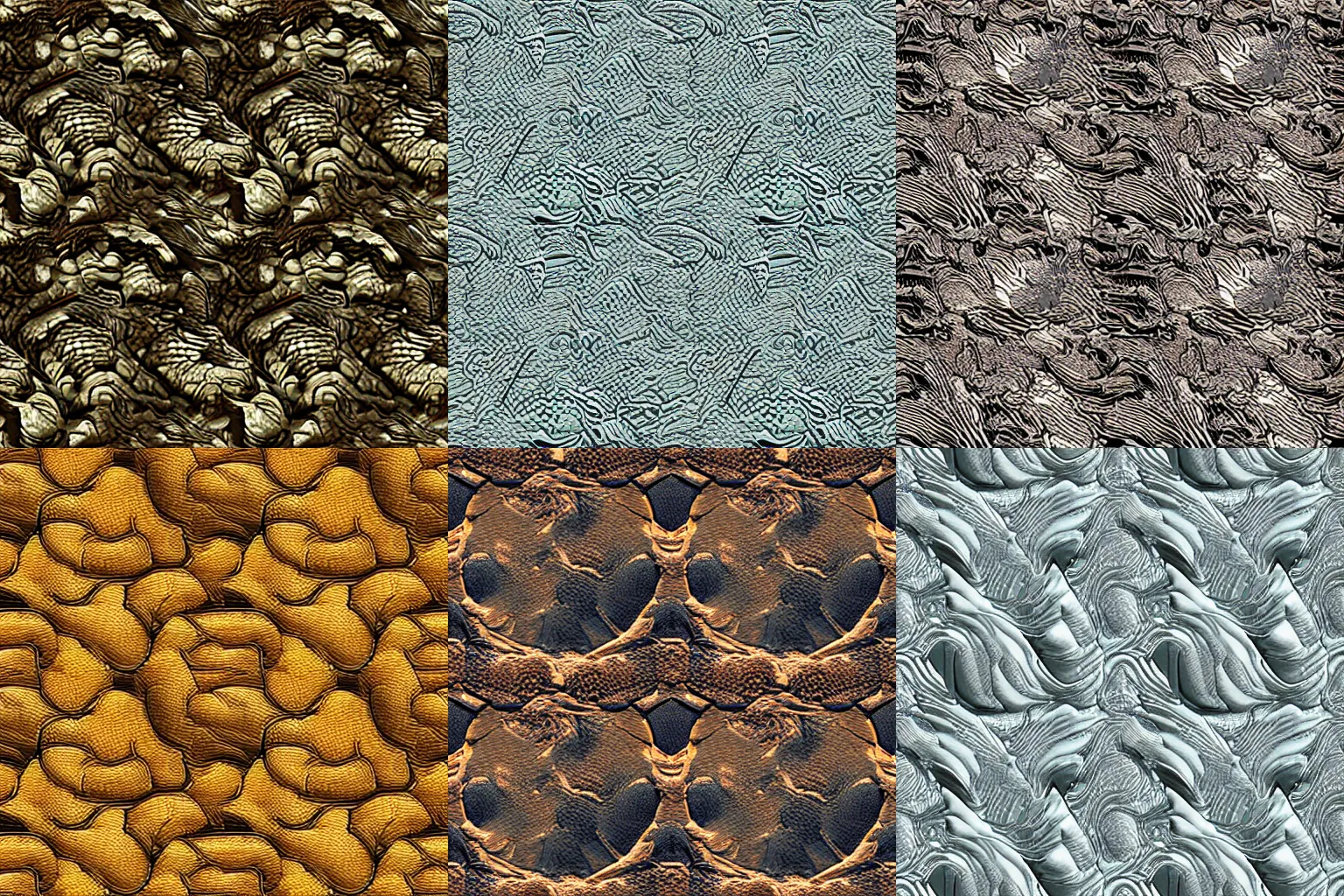 Prompt: seamless texture of a dragon skin